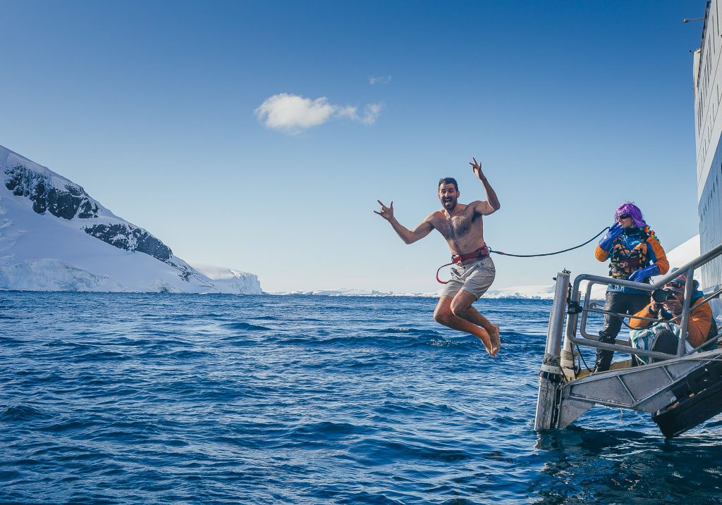 The Polar Plunge: Jumping in the Antarctic Water - There Is Cory