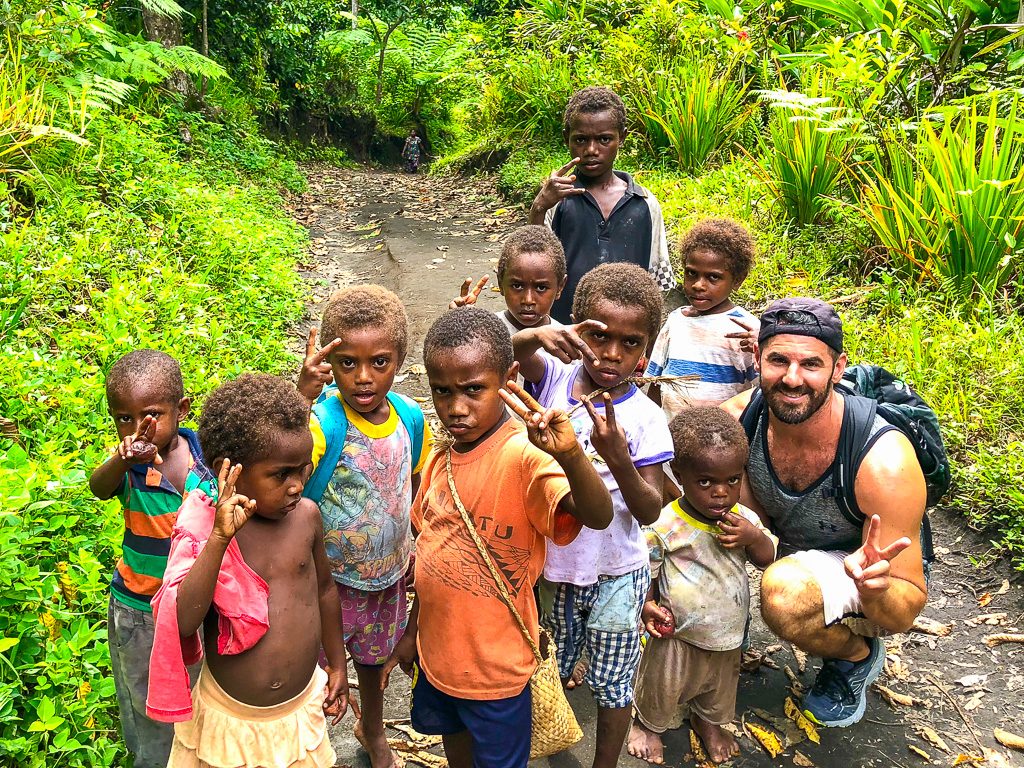 Village Kids Tanna Island Vanuatu