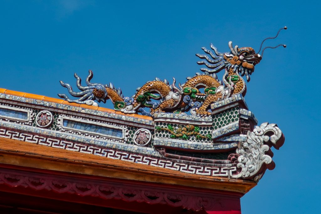 Imperial City Roof, Hué, Vietnam